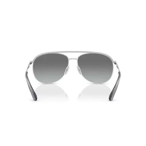 Swarovski Womens Sk7005 Aviator SunglassesSilverGradient Grey