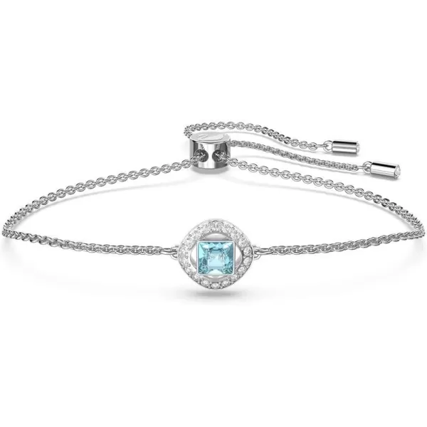 SWAROVSKI Angelic Square Collection BraceletAqua Blue