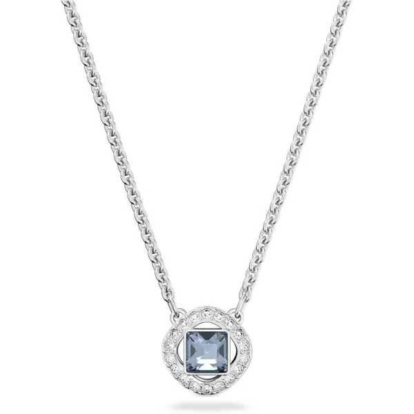 SWAROVSKI Angelic Square Collection NecklaceSmoke Blue