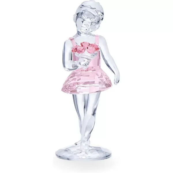 SWAROVSKI Dancers Young Ballerina Pink and Clear Swarovski Crystal Figurine Part of the Swarovski Dancers CollectionSWAROVSKI Dancers Young Ballerina Pink and Clear Swarovski Crystal Figurine Part of the Swarovski Dancers Collection