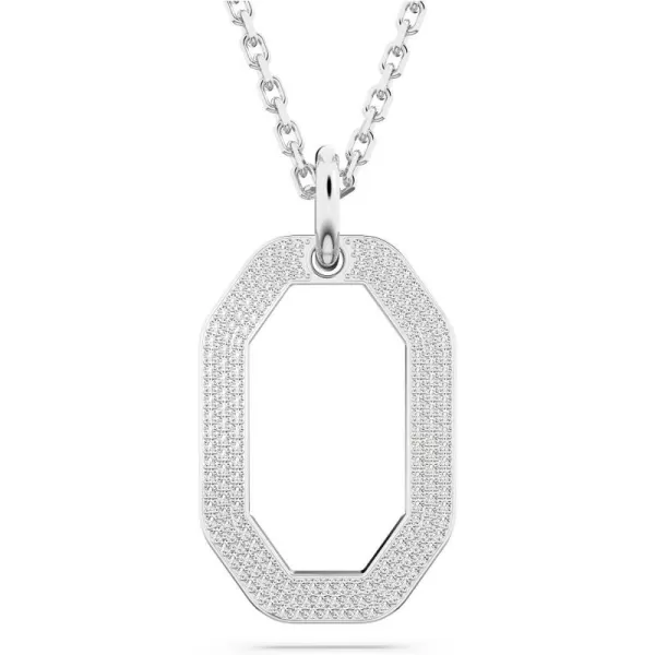 Pendant Necklace - Rhodium Tone Finish