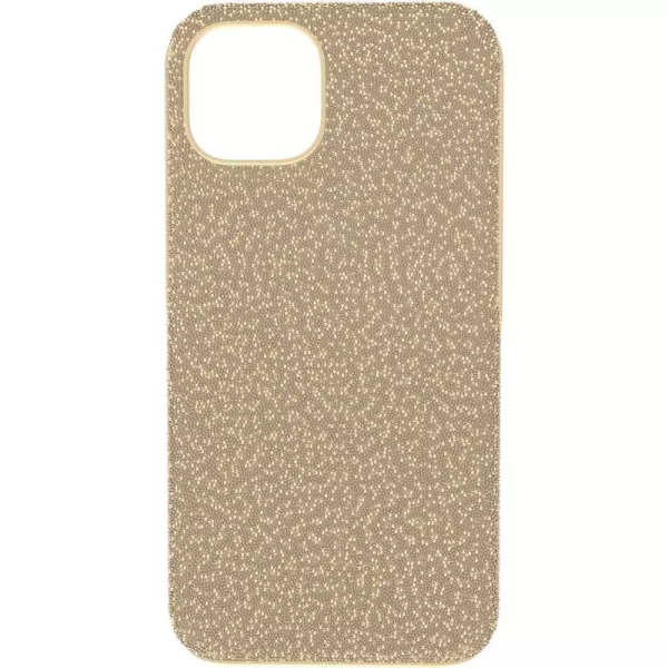 SWAROVSKI High Phone Case for iPhone 14 with Green Crystals in Ombre Effect Part of The High CollectioniPhone 13 Gold Tone Crystals