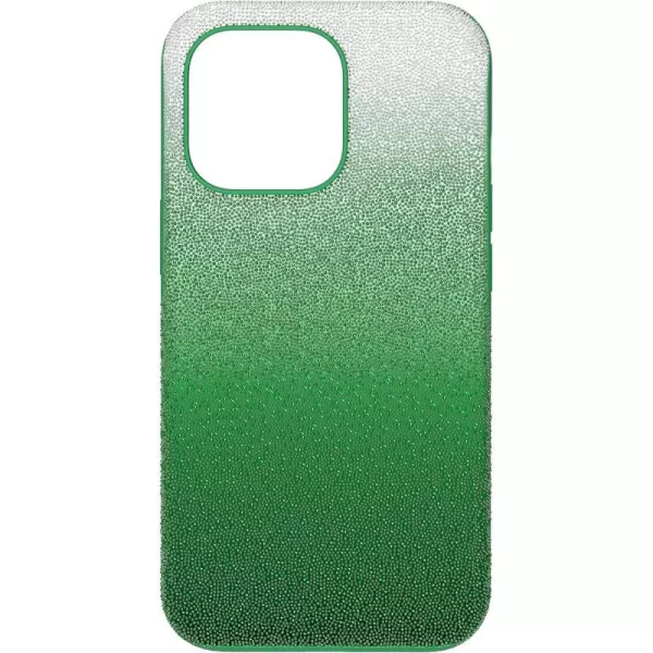 SWAROVSKI High Phone Case for iPhone 14 with Green Crystals in Ombre Effect Part of The High CollectioniPhone 13 Pro Green