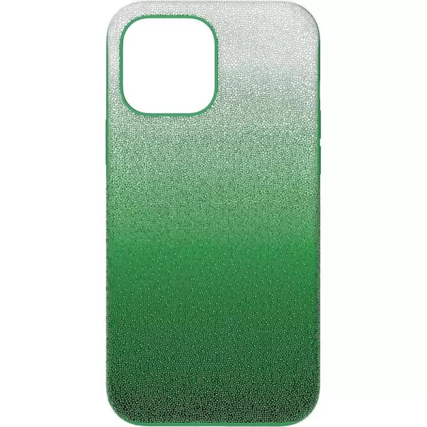 SWAROVSKI High Phone Case for iPhone 14 with Green Crystals in Ombre Effect Part of The High CollectioniPhone 13 Pro Max Green