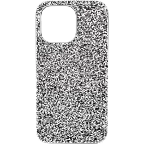 SWAROVSKI High Phone Case for iPhone 14 with Green Crystals in Ombre Effect Part of The High CollectioniPhone 13 Pro Silver Crystals