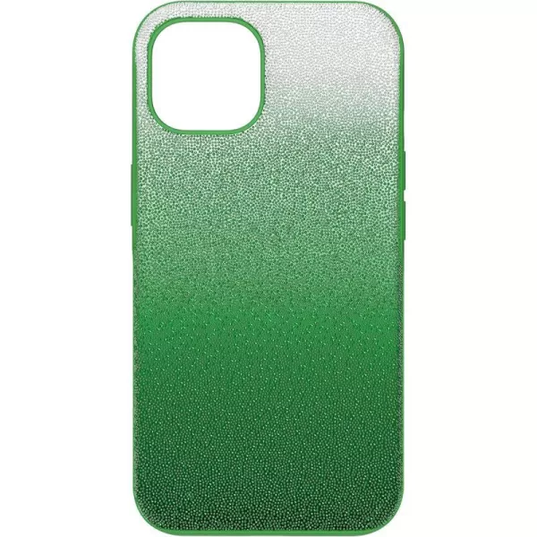 SWAROVSKI High Phone Case for iPhone 14 with Green Crystals in Ombre Effect Part of The High CollectioniPhone 14 Green