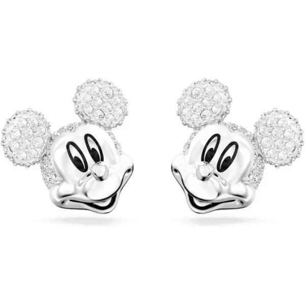 Swarovski Disney Mickey Mouse Stud Earrings White Rhodium FinishedSwarovski Disney Mickey Mouse Stud Earrings White Rhodium Finished