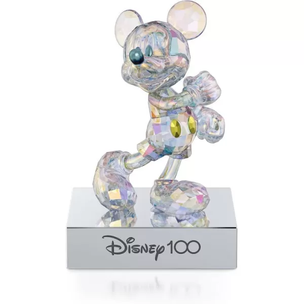 Swarovski Disney100 Donald Duck Figurine Multiple Facets in Aurora Borealis Color Effect Part of The Disney100 CollectionDonad Duck