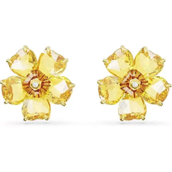 Yellow Flower Earrings