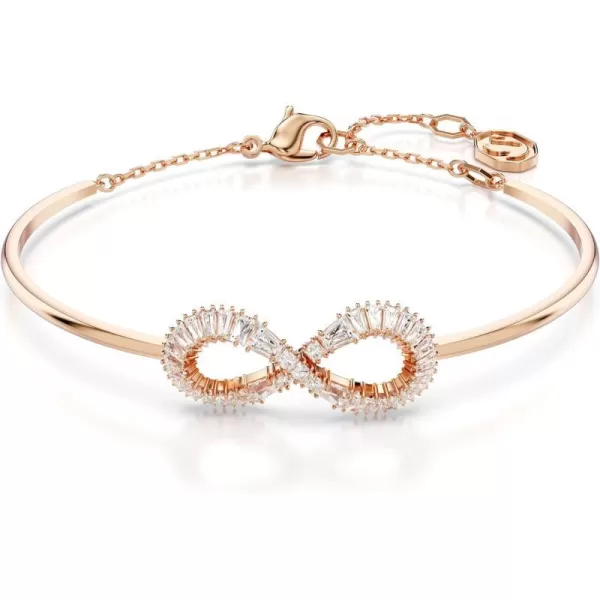 Swarovski Hyperbola Bangle Infinity Clear Rose goldtone FinishedSwarovski Hyperbola Bangle Infinity Clear Rose goldtone Finished