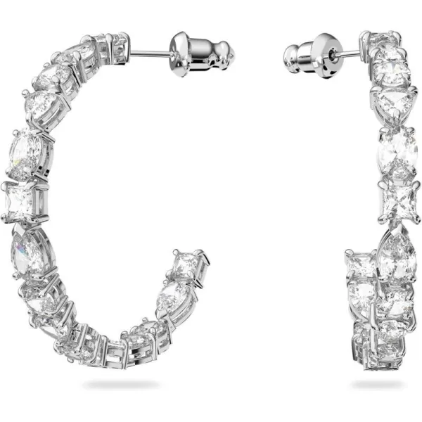 Swarovski Mesmera Crystal Bracelet CollectionSilver Tone Hoop Earrings