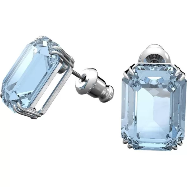 Stud Earrings - Blue Crystals