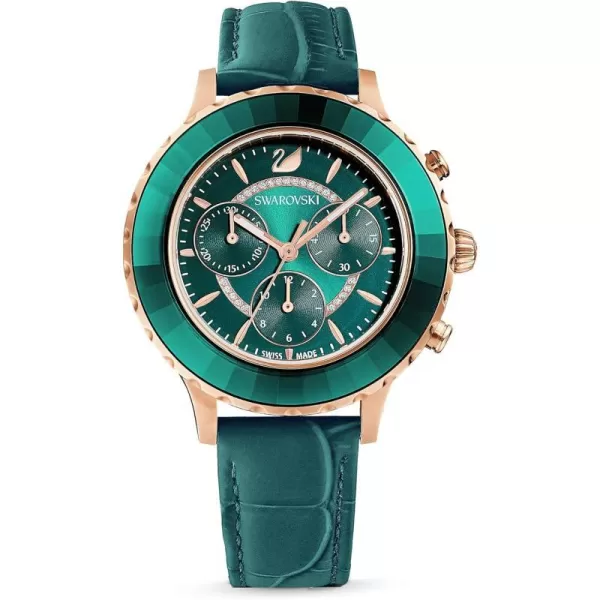 Swarovski Octea Lux Crystal Watch CollectionOctea Lux Chrono  Green