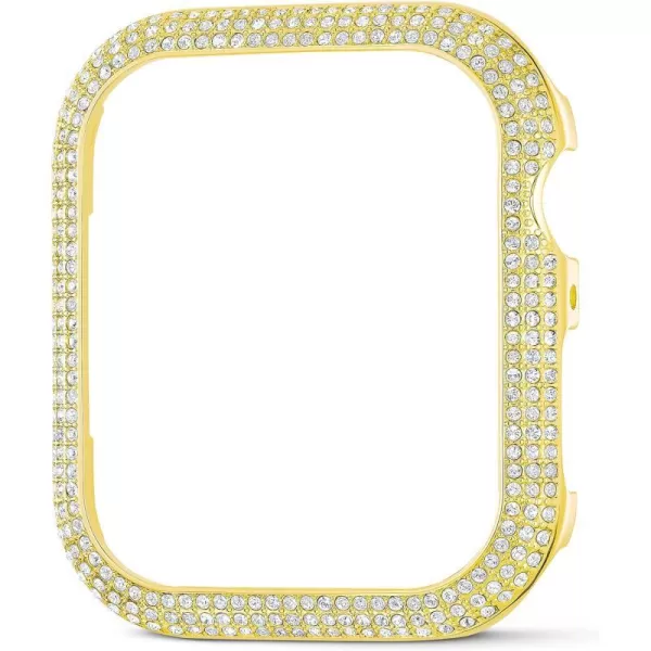 Swarovski Sparkling Case Compatible with Apple Watch Silver Tone 41 mm40 mm GoldTone Finish