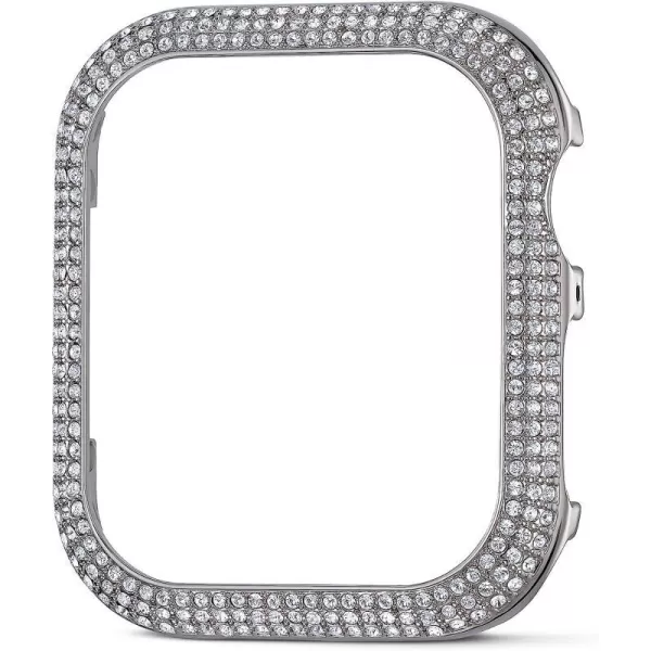 Swarovski Sparkling Case Compatible with Apple Watch Silver Tone 41 mm40 mm Silver