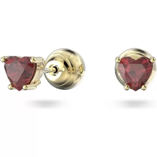 Red Stud Earrings