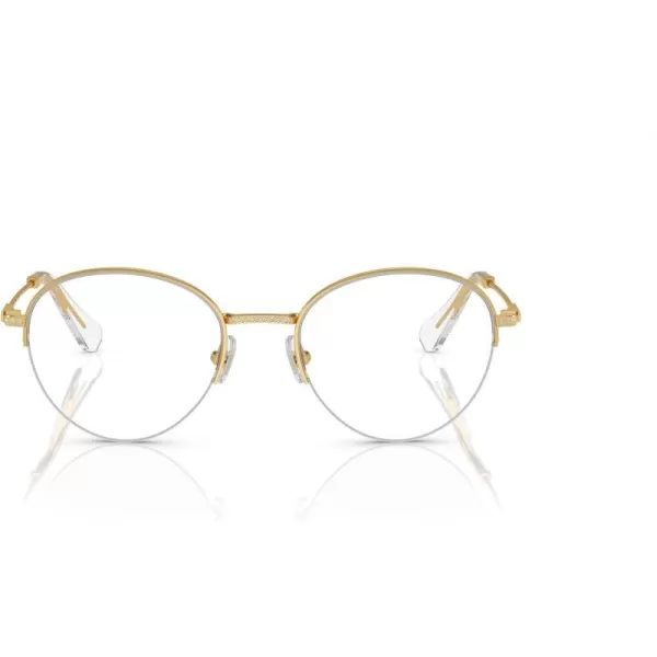 Swarovski Womens Sk1004 Round Prescription Eyewear FramesGoldDemo Lens