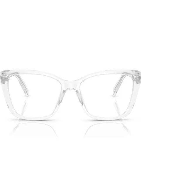 Swarovski Womens Sk2008 Square Prescription Eyewear FramesCrystalDemo Lens