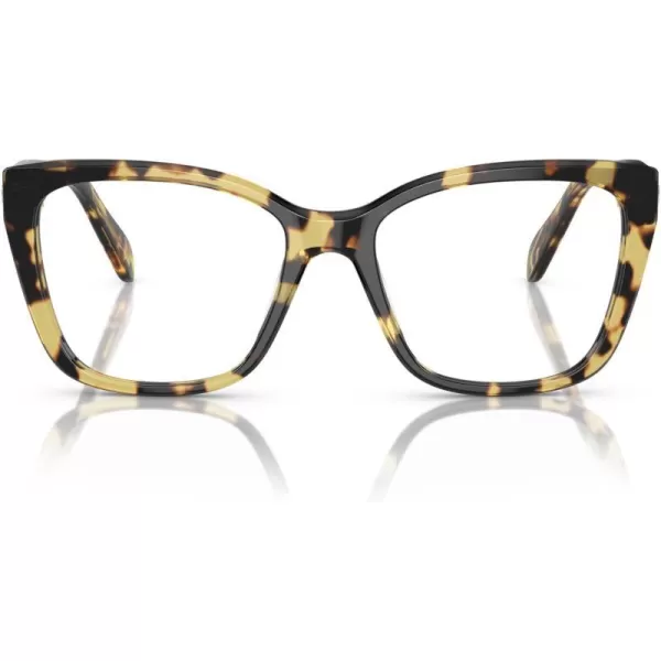 Swarovski Womens Sk2008 Square Prescription Eyewear FramesHavana ClearDemo Lens