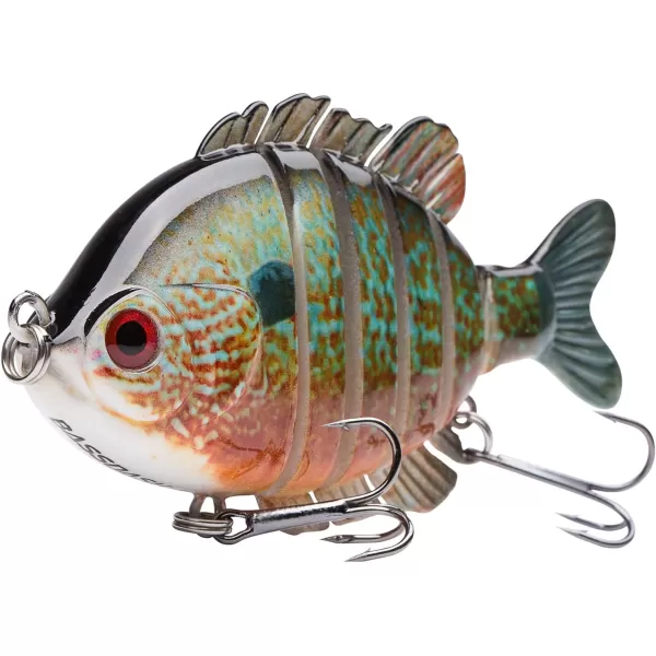 BASSDASH SwimPanfish Multi Jointed Panfish Bluegill Swimbaits Hard Topwater Bass Lures Fishing Lure Crank Saltwater 35in085ozPack of 4BPRL