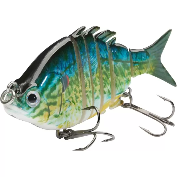 Bassdash SwimPanfish 25034oz Hard Bluegill Swimbaits Multi Jointed Topwater Trout Bass Fishing Crank LurePack of 4BGSP