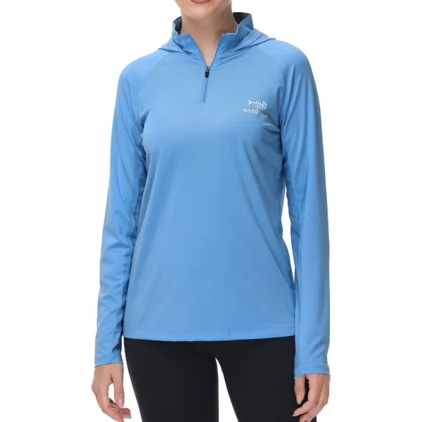 BASSDASH Womens UPF 50 Performance Hoodie Long Sleeve UV Fishing Hiking ShirtCarolina