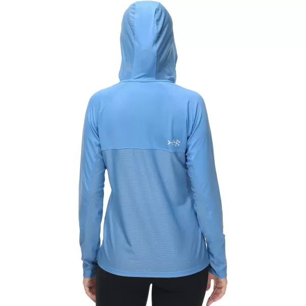 BASSDASH Womens UPF 50 Performance Hoodie Long Sleeve UV Fishing Hiking ShirtCarolina