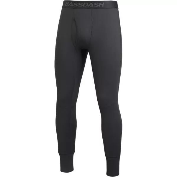 BASSDASH Mens Midweight Thermal Base Layer Pants Warm Legging Underwear Bottom Quick Dry FS20MCharcoal