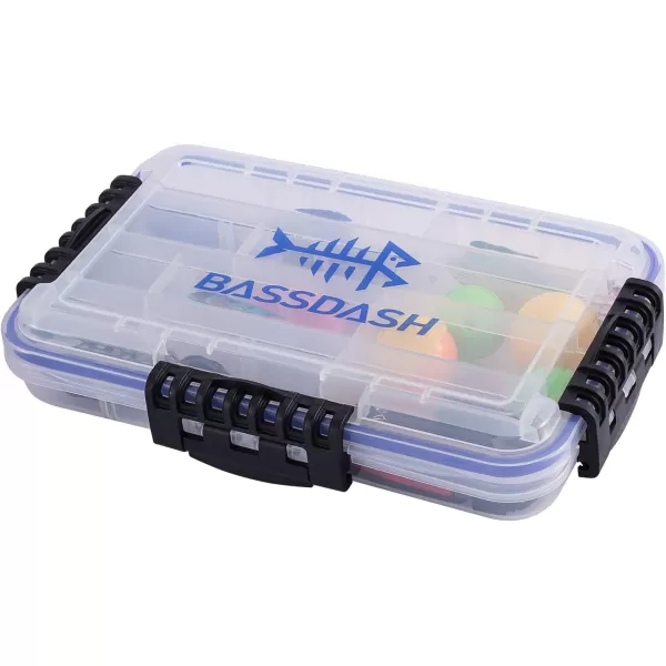 BASSDASH 3600 3670 3700 Tackle Storage Waterproof Utility Tackle Boxes Fishing Lure Tray with Adjustable dividersWaterproof 3600 1063 x 709 x 189