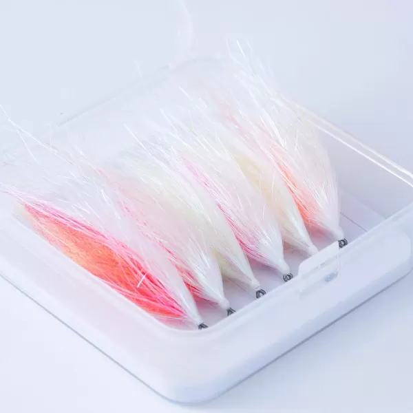 BASSDASH Fly Fishing Wet Flies Streamers Nuke Eggs for Trout Steelhead Salmon Fishing Fly Lure Kit with Box6pcs Flash Candy Streamer Egg Flies