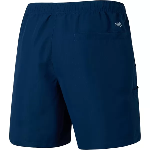 BASSDASH Mens 8Fishing Water Shorts Quick Dry UPF 50 Lightweight Cargo Hiking Kayaking Casual BottomDark Blue