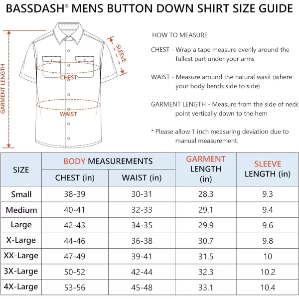 BASSDASH Mens UPF 50 Short Sleeve Plaid Checkered Snap Button Down Shirt Regular Fit Two Pockets Casual Dress Check ShirtsLight Blue Plaid