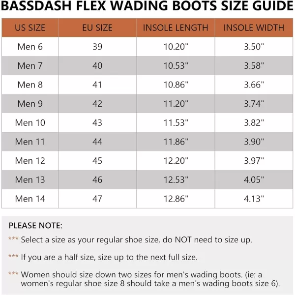 BASSDASH Mens Wading Boots Lightweight AntiSlip Rubber Sole Fly Fishing Wading Shoes10 BlackGrey