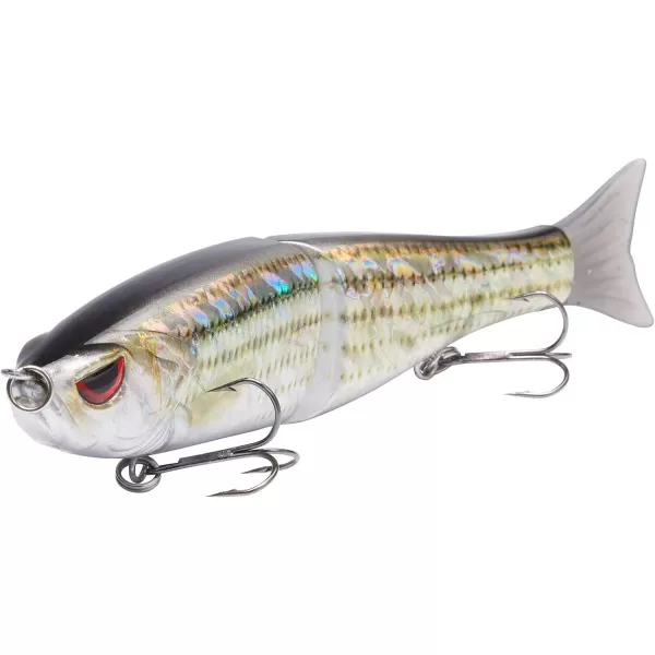 Bassdash SwimShad Glide Baits Jointed Swimbait Bass Pike Salmon Trout Muskie Fishing Lure3PackRainbow Trout  Striper  Firetiger