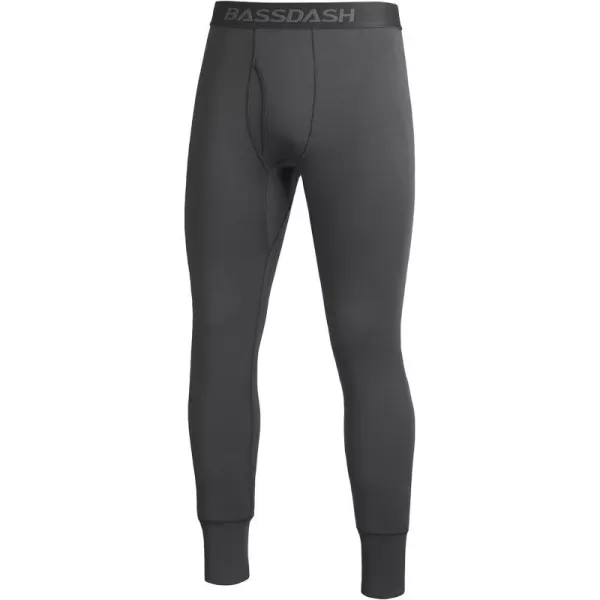 BASSDASH Mens Lightweight Thermal Base Layer Pants Warm Legging Bottom Quick Dry FS19MCharcoal