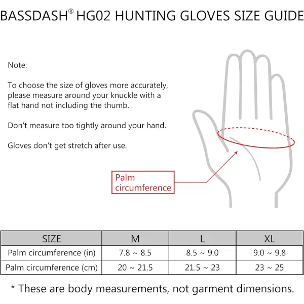 BASSDASH Mens Insulated Hunting Gloves Waterproof Camo Gloves for Cold Weather Outdoor Activities HG02MAutumn Forest