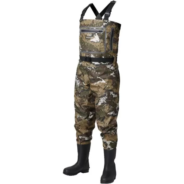 BASSDASH Breathable Ultra Lightweight Veil Camo Chest Stocking Foot Fishing Hunting Waders for MenBASSDASH Breathable Ultra Lightweight Veil Camo Chest Stocking Foot Fishing Hunting Waders for Men