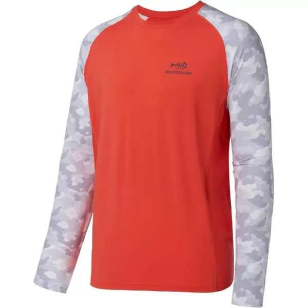 Coral Red/Light Grey Camo