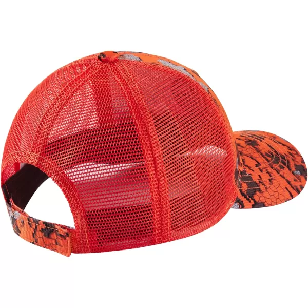 BASSDASH Altimate Fishing Hat Mesh Back for Men Women Adjustable Baseball Trucker CapBlaze Camo