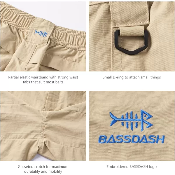 BASSDASH Mens 6 Fishing Shorts UPF 50 Water Resistant Quick Dry Hiking Cargo Shorts with Multi Pocket FP03MBASSDASH Mens 6 Fishing Shorts UPF 50 Water Resistant Quick Dry Hiking Cargo Shorts with Multi Pocket FP03M