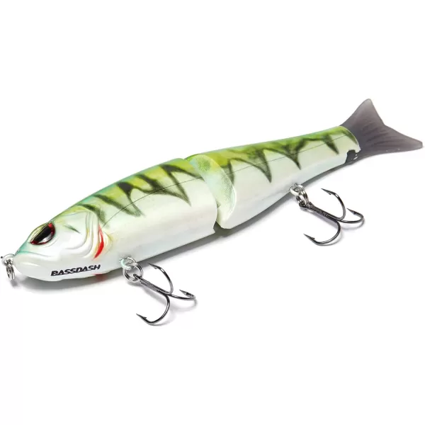 Bassdash SwimShad Glide Baits Jointed Swimbait Bass Pike Salmon Trout Muskie Fishing LureFiretiger