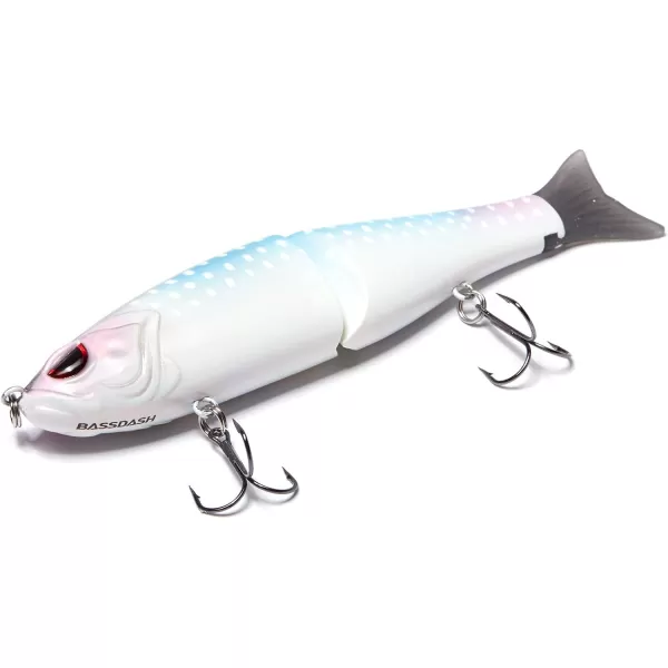 Bassdash SwimShad Glide Baits Jointed Swimbait Bass Pike Salmon Trout Muskie Fishing LureScales