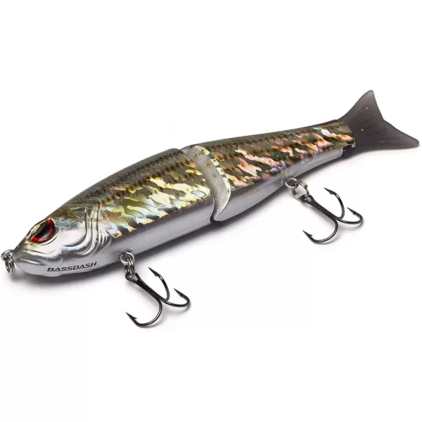 Bassdash SwimShad Glide Baits Jointed Swimbait Bass Pike Salmon Trout Muskie Fishing LureStriper