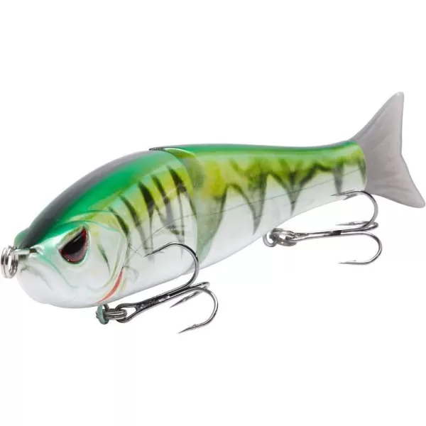 Bassdash SwimShad Glide Baits Jointed Swimbait Bass Pike Salmon Trout Muskie Fishing LureFiretiger