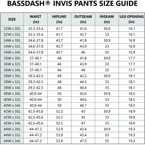 BASSDASH Invis Mens Stretch Hunting Pants Water Resistant Camo Fishing PantAutumn Forest