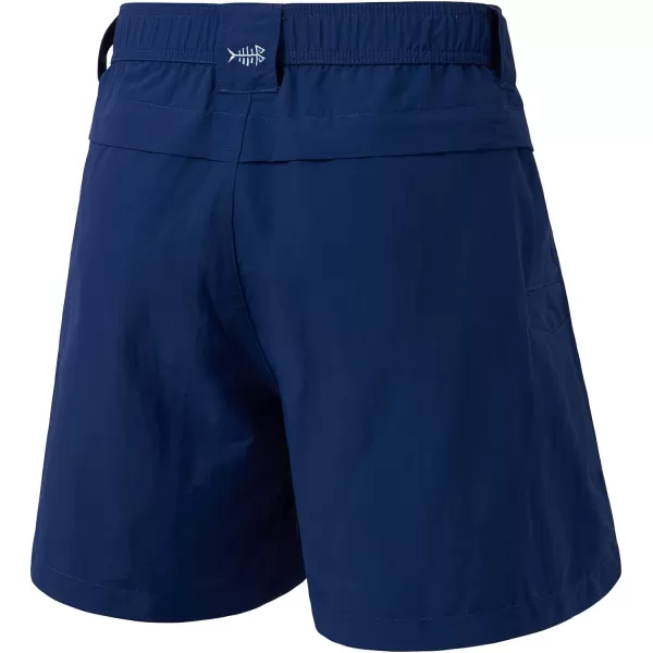 BASSDASH Mens 6 Fishing Shorts UPF 50 Water Resistant Quick Dry Hiking Cargo Shorts with Multi Pocket FP03MDark Blue