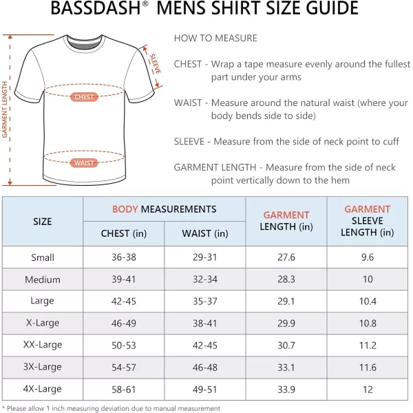 BASSDASH Mens UPF 50 Sun Protection Fishing Shirt Short Sleeve UV TShirtWhiteVivid Blue Logo