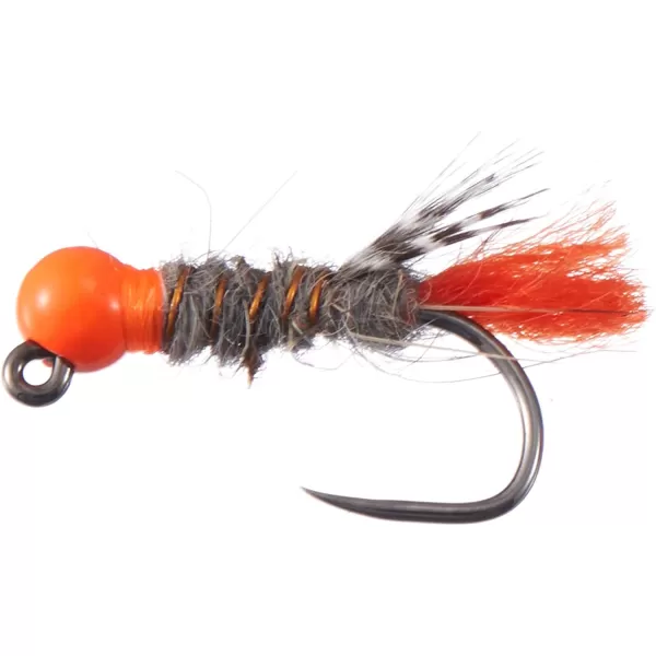 BASSDASH Trout Fly Fishing Flies Tenkara Wet Dry Flies Nymphs Sakasa Kebari 12pcs Assortment Barbless Barbed HooksBarbless Nymphs and Dry Flies for Trout Fishing