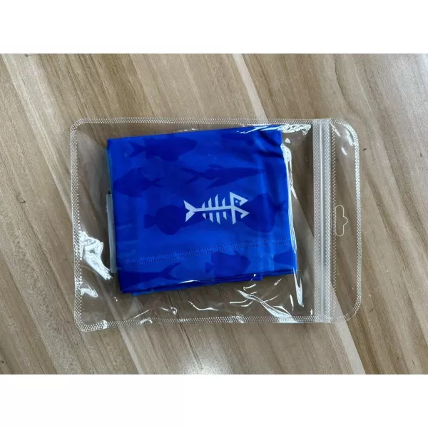 BASSDASH UPF 50 UV Sun Protection Neck Gaiter Fishing Mask Hunting Kayaking Hiking Cycling Ski SportsGradient Blue