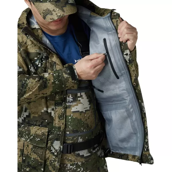 BASSDASH Walker Breathable Waterproof Fishing Hunting Wading Jackets with Silent Outer Fabric for Men Women in 7 SizesVeil